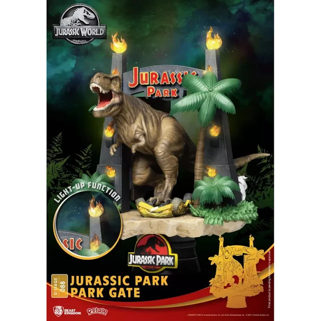 Beast Kingdom Jurassic Park Park Gate D-State Diorama