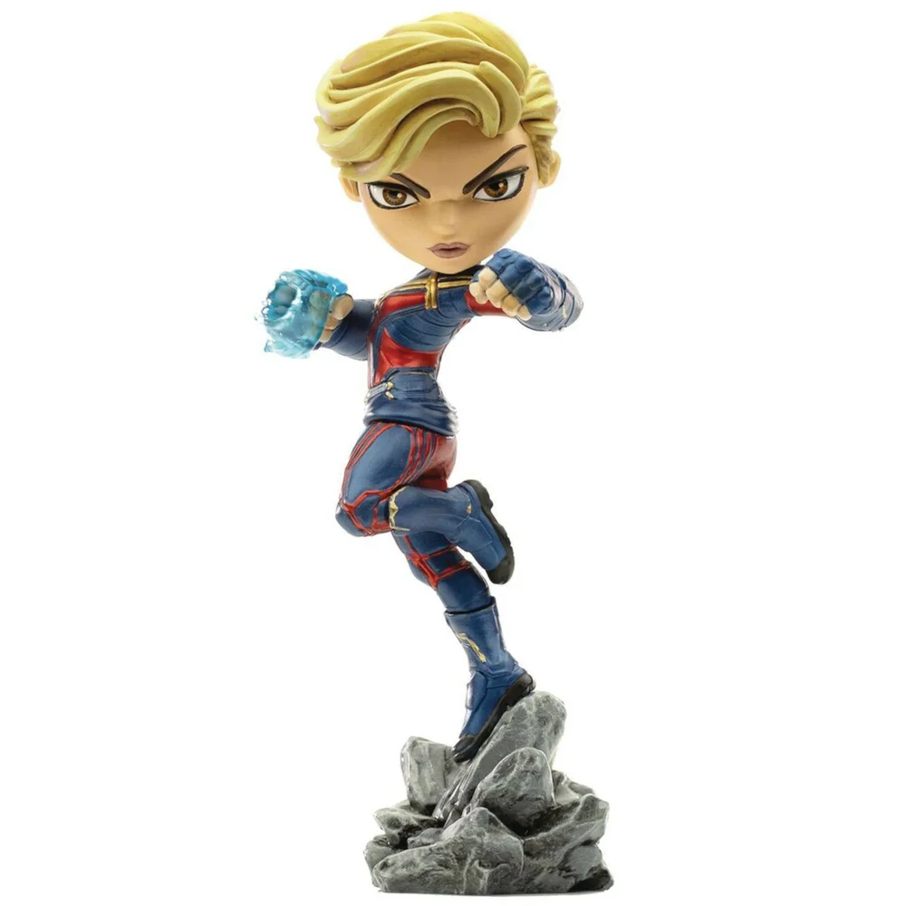 Iron Studios Marvel Avengers Endgame Mini Co. PVC Figure Captain Marvel 18 cm Bild 1