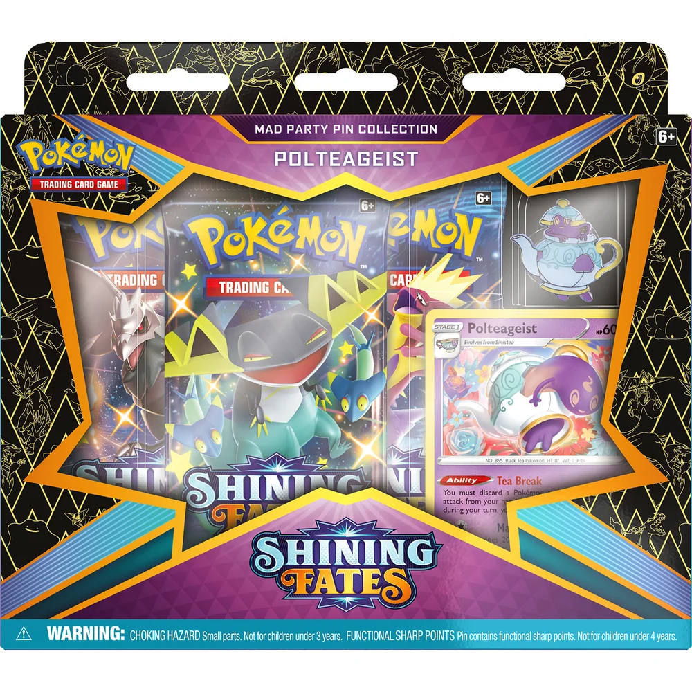 Pokémon TCG: Shining Fates Mad Party Pin Collection (Assortment) Bild 1