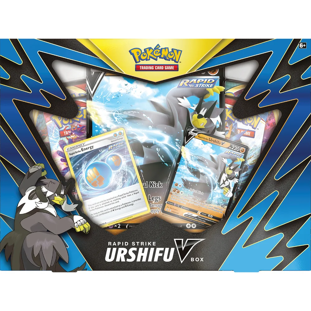Pokemon TCG: Single/Rapid Strike Urshifu V Box (Sortiment) Bild 1