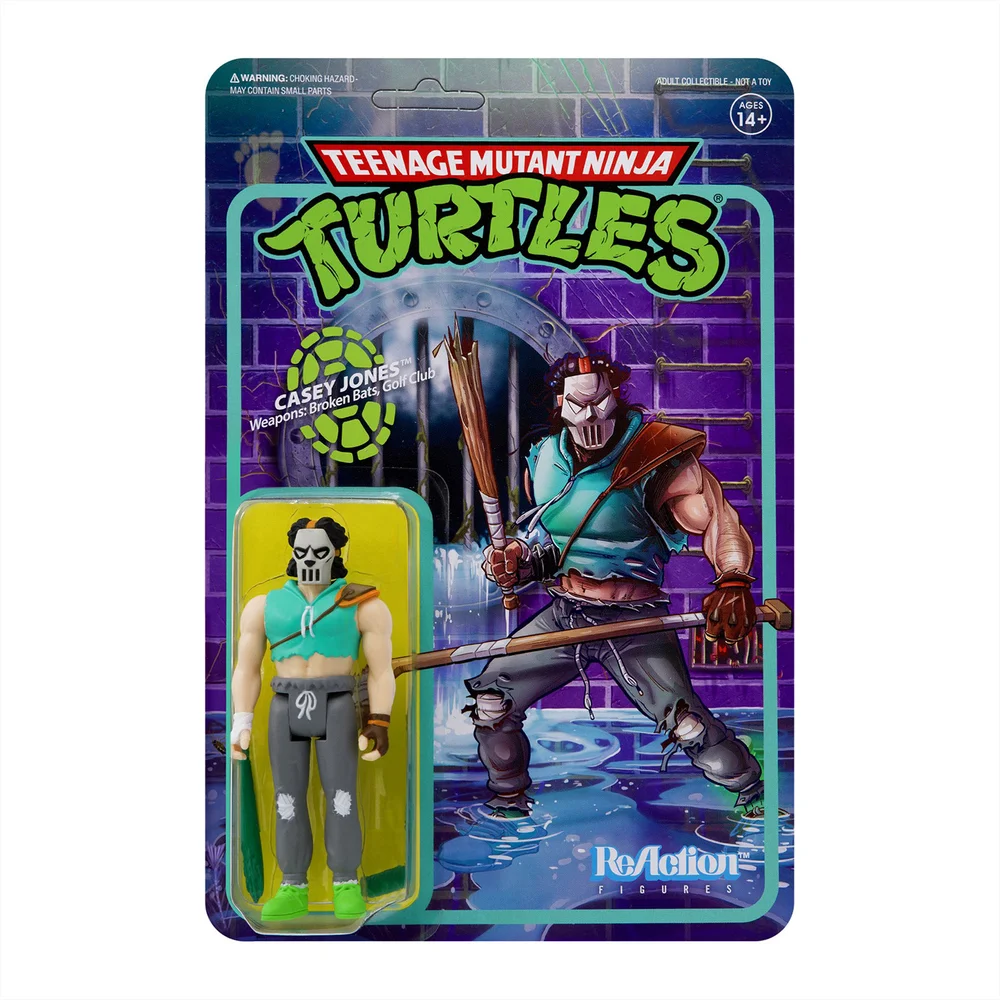 Super7 Teenage Mutant Ninja Turtles ReAction Figur - Casey Jones Bild 1