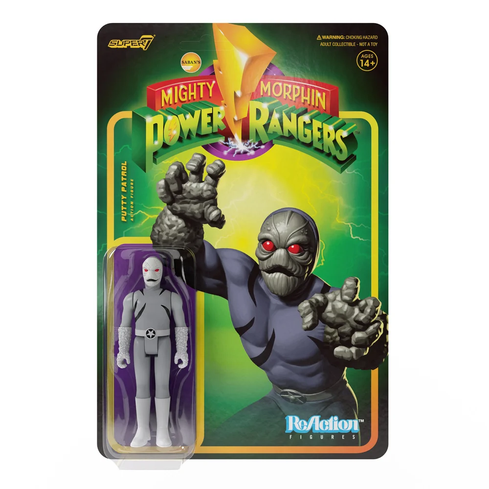 Super7 Mighty Morphin Power Rangers ReAction Figur - Putty Patroller Bild 1