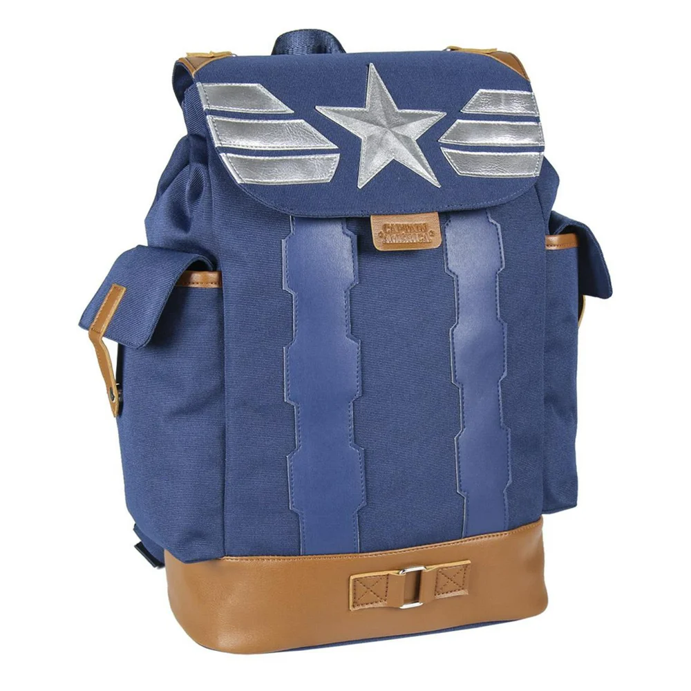 Marvel Captain America Backpack - Blue Bild 1
