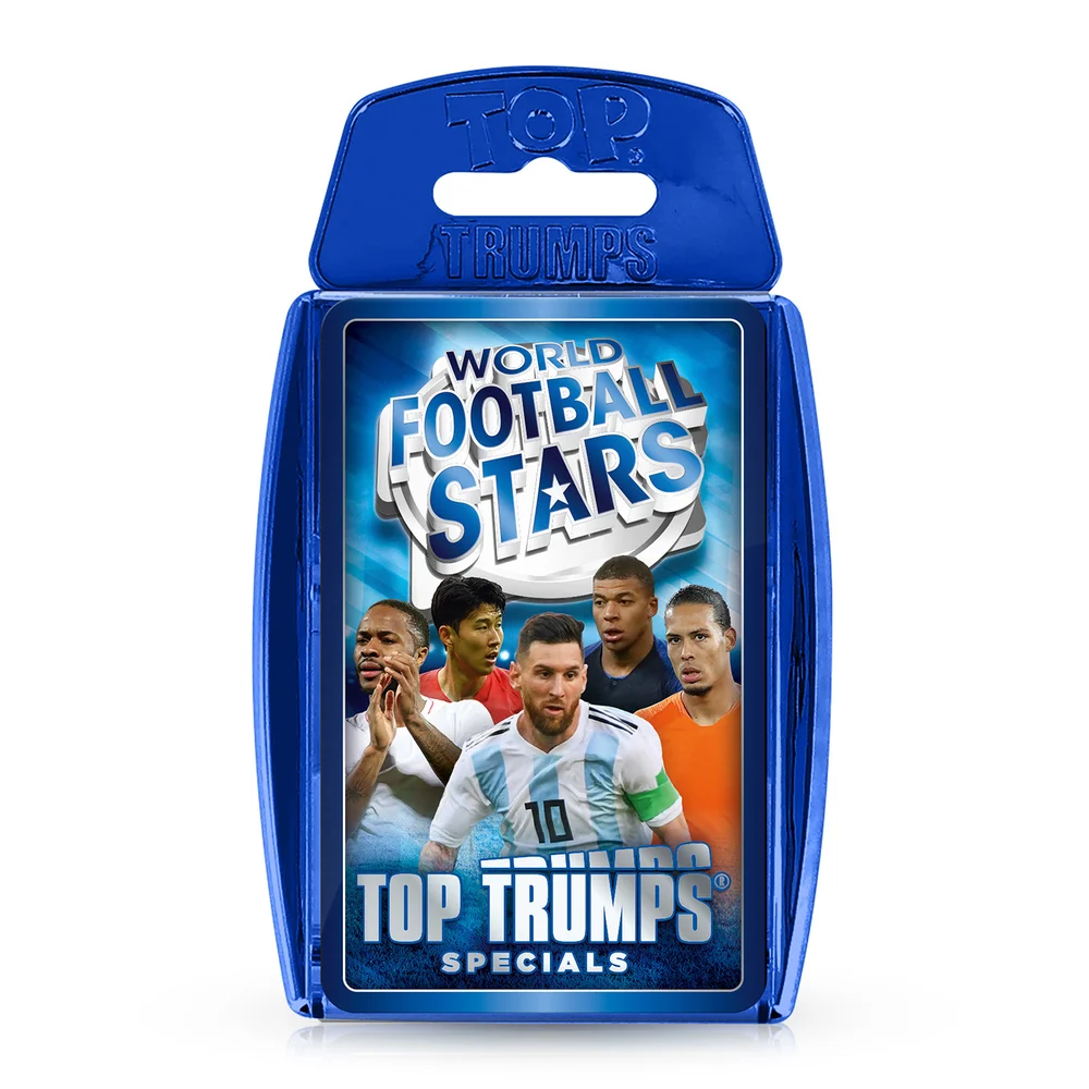 World Football Stars Blue Top Trumps Specials Card Game Bild 1