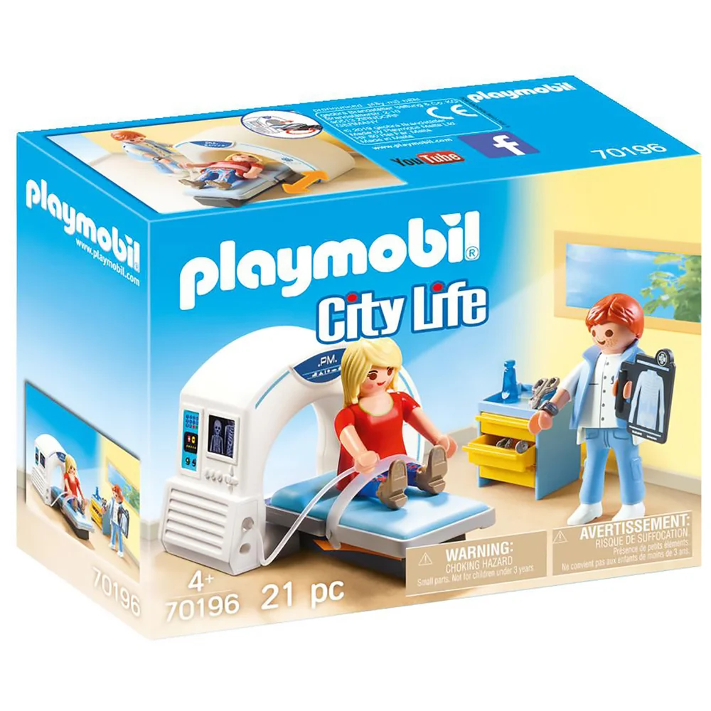 Playmobil City Life Krankenhaus MRT Scanner mit Arzt und Patient (70196) Bild 1