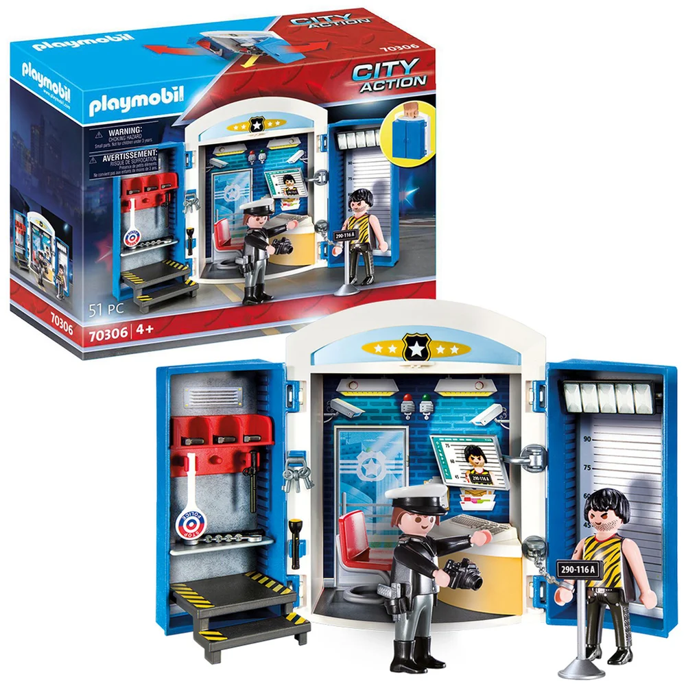 Playmobil Police Station Play Box (70306) Bild 1