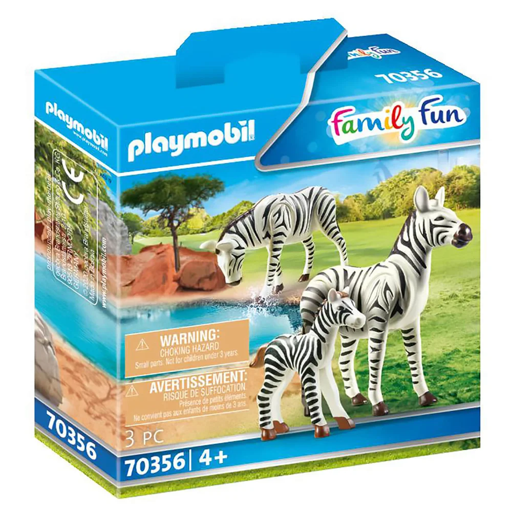 Playmobil Family Fun Zebras mit Fohlen (70356) Bild 1