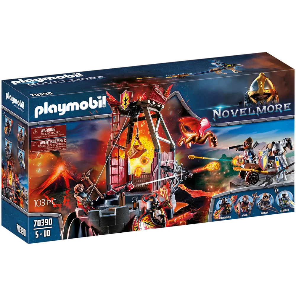 Playmobil Novelmore Knights Burnham Raiders Lava Mine with Fire Launchers (70390) Bild 1