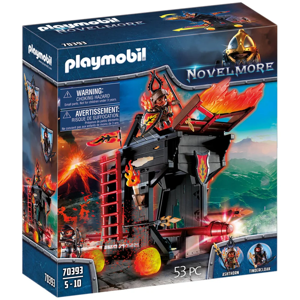 Playmobil Novelmore Knights Burnham Raiders Fire Ram (70393) Bild 1