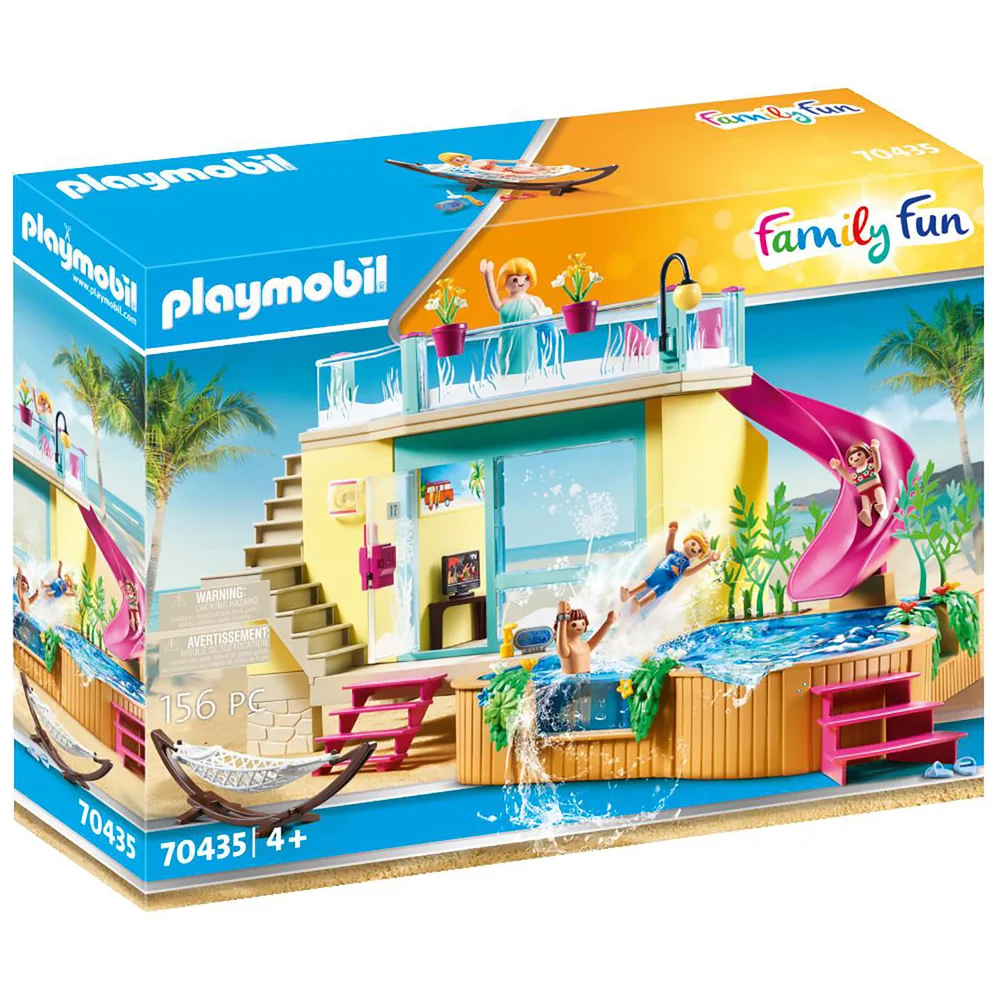 Playmobil Family Fun Beach Hotel Bungalow with Pool (70435) Bild 1