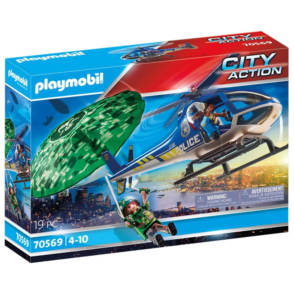 Playmobil City Action Police Parachute Search (70569) Bild 1