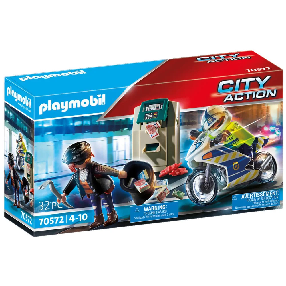 Playmobil City Action Polizei Bankräuber-Verfolgungsjagd (70572) Bild 1