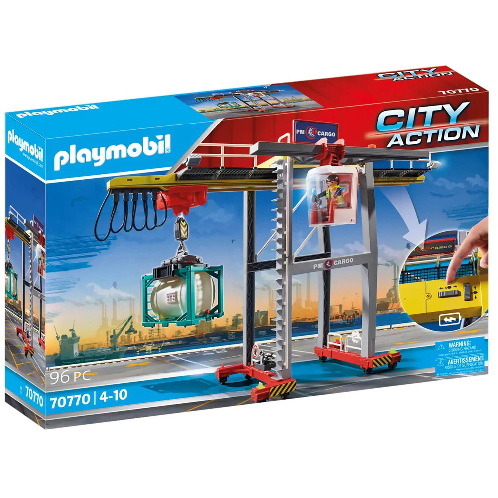 Playmobil Cargo Crane with Container (70770) Bild 1