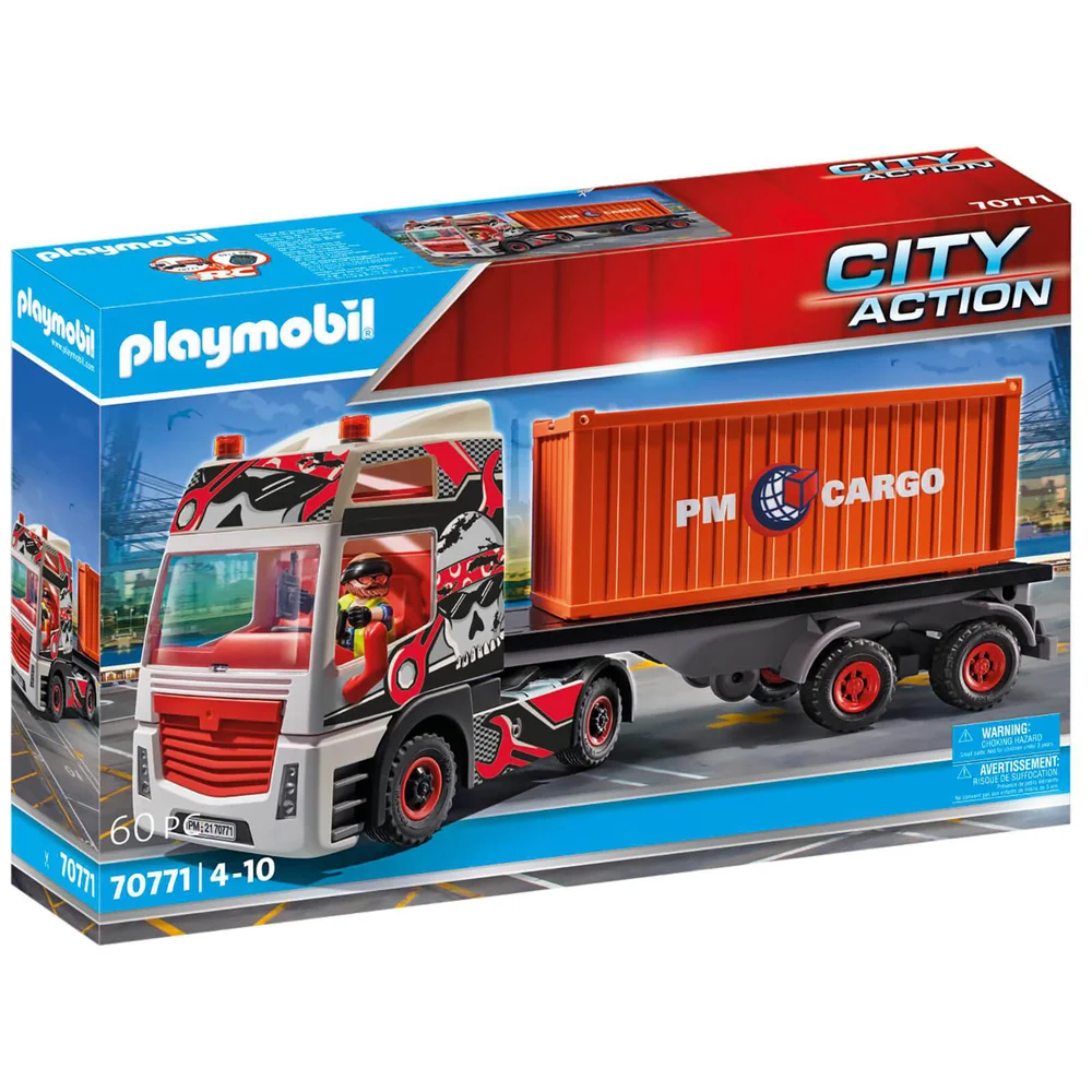 Playmobil Truck with Cargo Container (70771) Bild 1