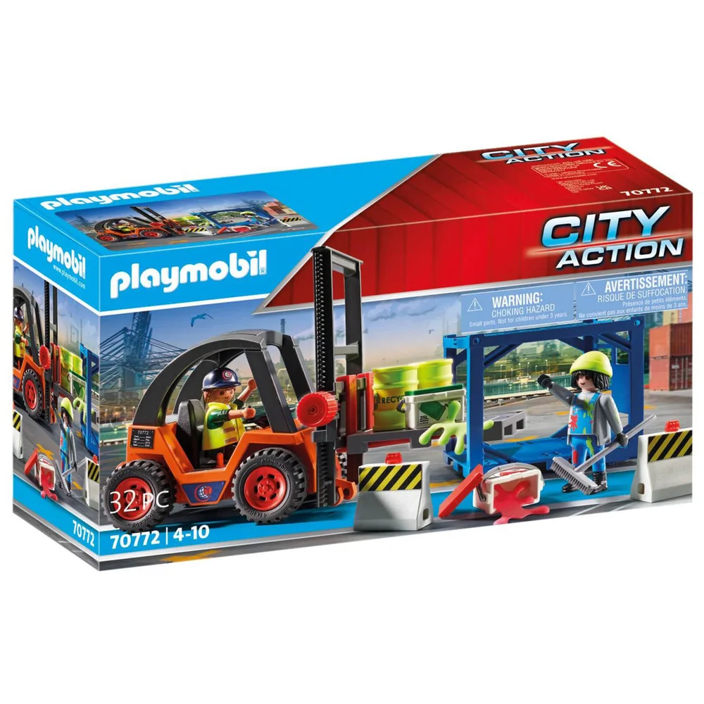 Playmobil Cargo Forklift with Freight (70772) Bild 1
