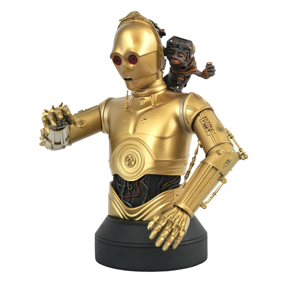 Gentle Giant Star Wars The Rise Of Skywalker C-3PO & Babu Frik Büste im Maßstab 1:6 Bild 1