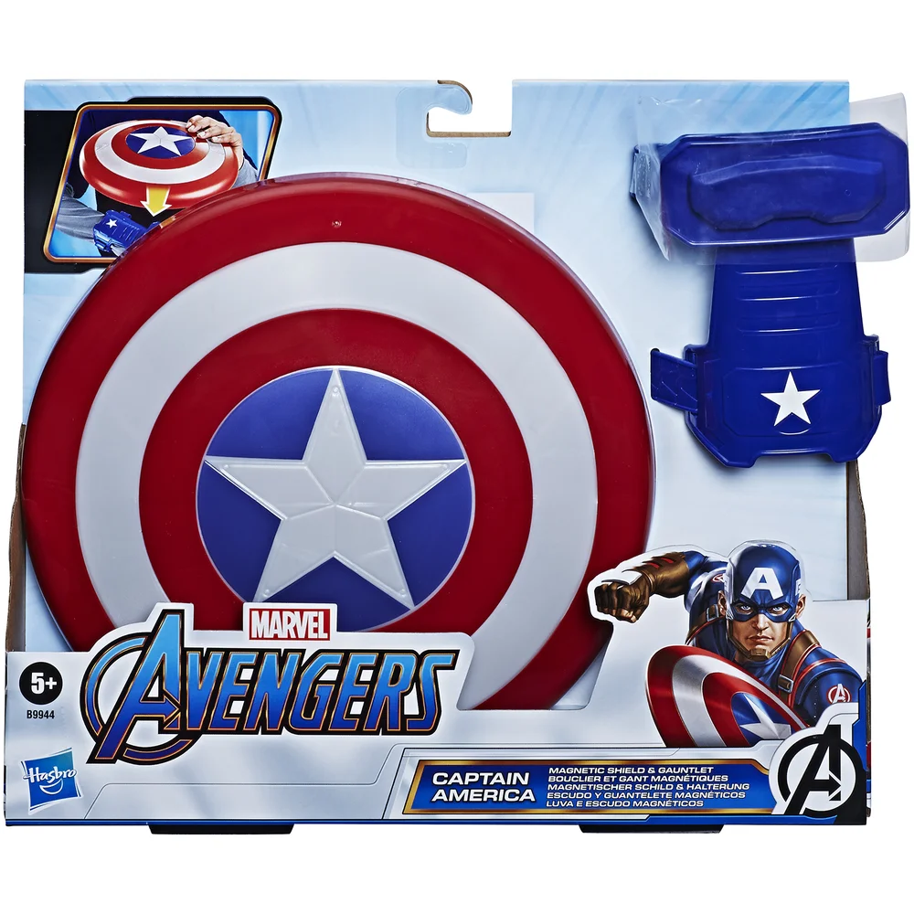 Hasbro Marvel Avengers - Captain America Magnetischer Schild und Fehdehandschuh Bild 1