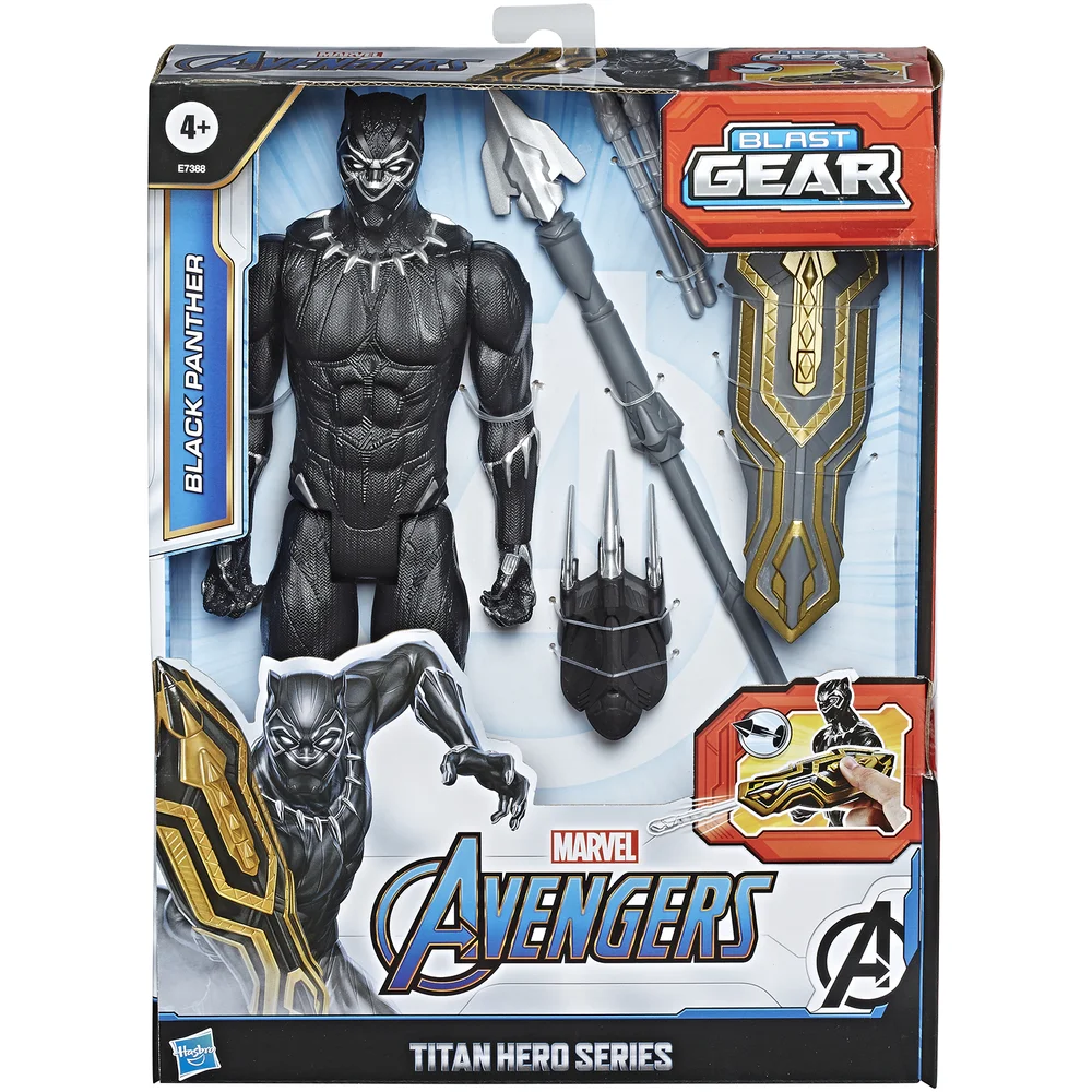 Hasbro Marvel Avengers Titan Hero Series - Blast Gear Black Panther Action Figure Bild 1