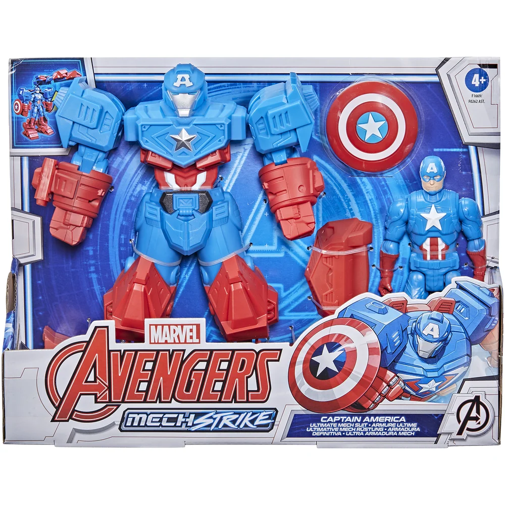 Hasbro Marvel Avengers - Mech Strike Captain America Action Figure Bild 1
