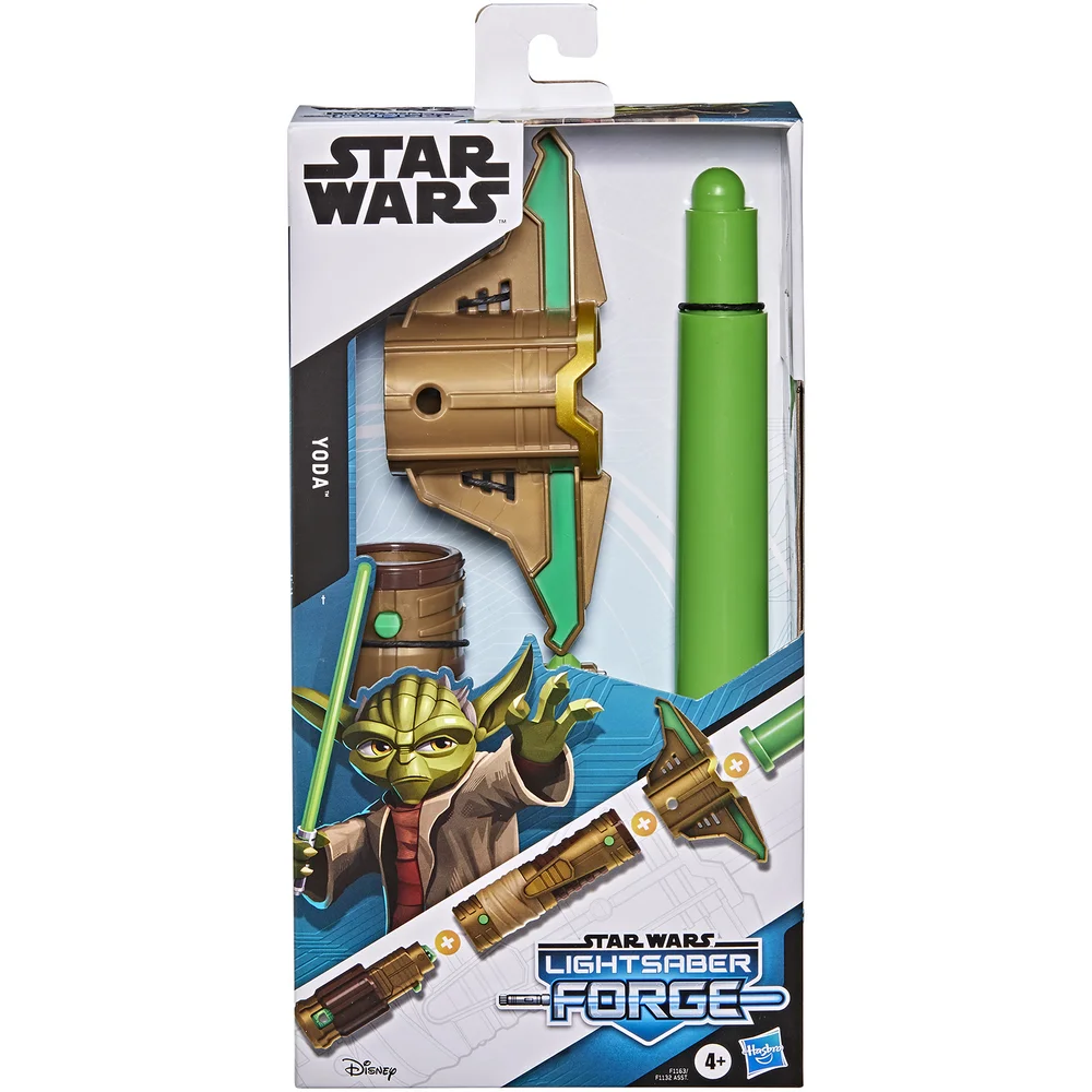 Hasbro Star Wars Forge Mater Yoda Lightsaber Toy Bild 1