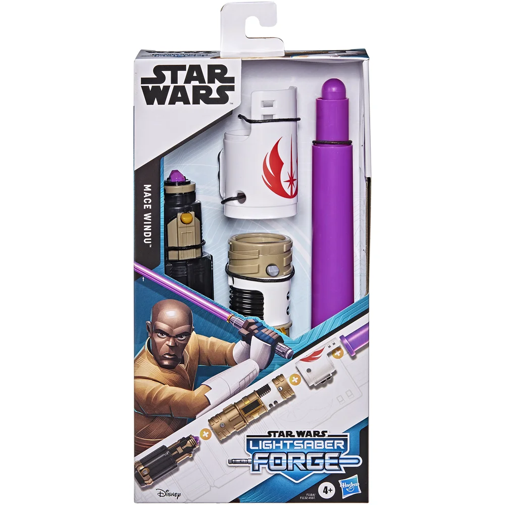 Hasbro Star Wars Forge Mace Windu Lightsaber Toy Bild 1