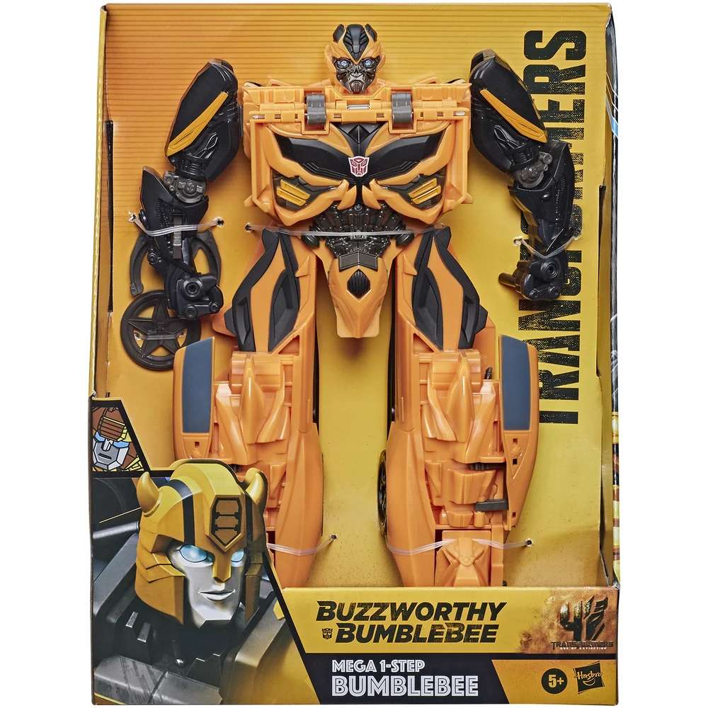 Hasbro Transformers: Age of Extinction Mega One Step Bumble Bee Figure Bild 1