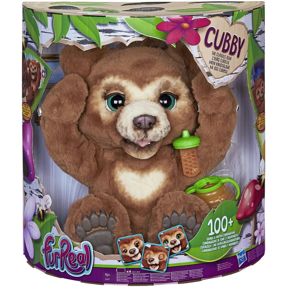 Hasbro furReal - Cubby the Curious Bear Interactive Plush Toy Bild 1