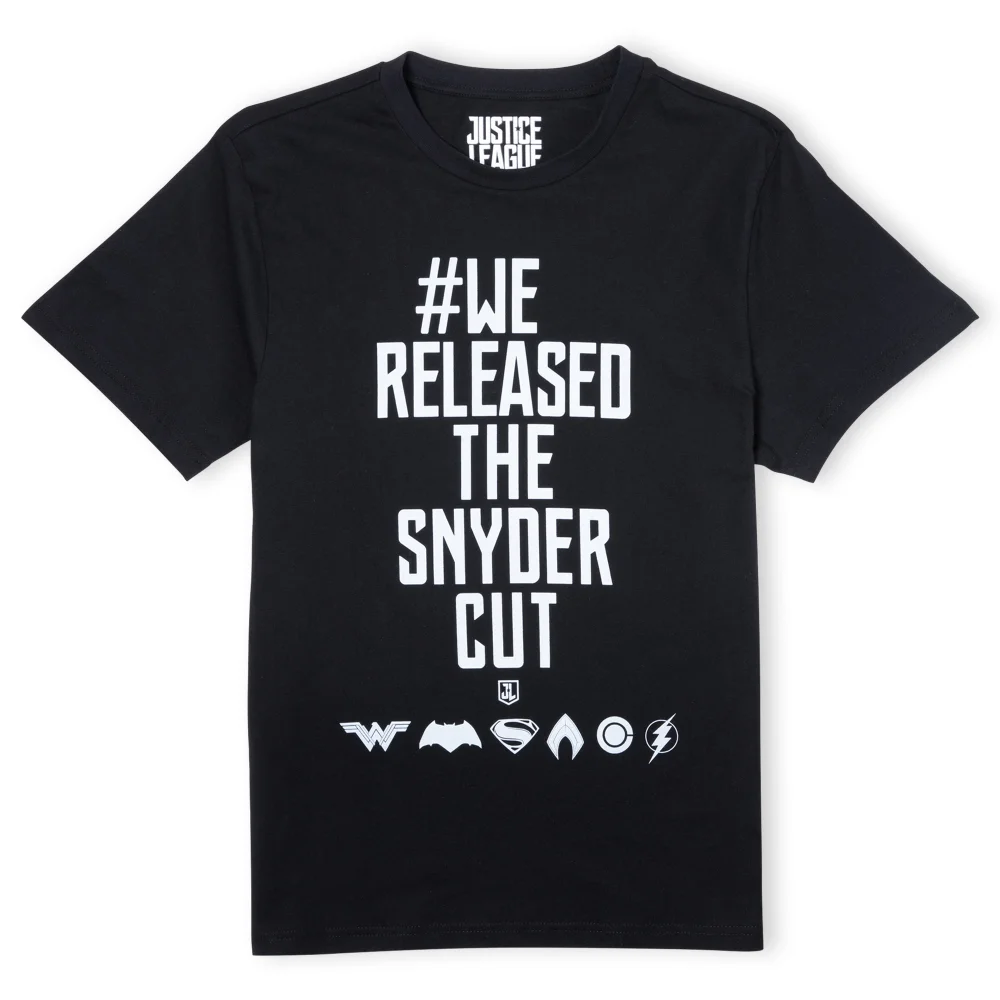 Justice League We Released The Snyder Cut Unisex T-Shirt - Black - S Bild 1