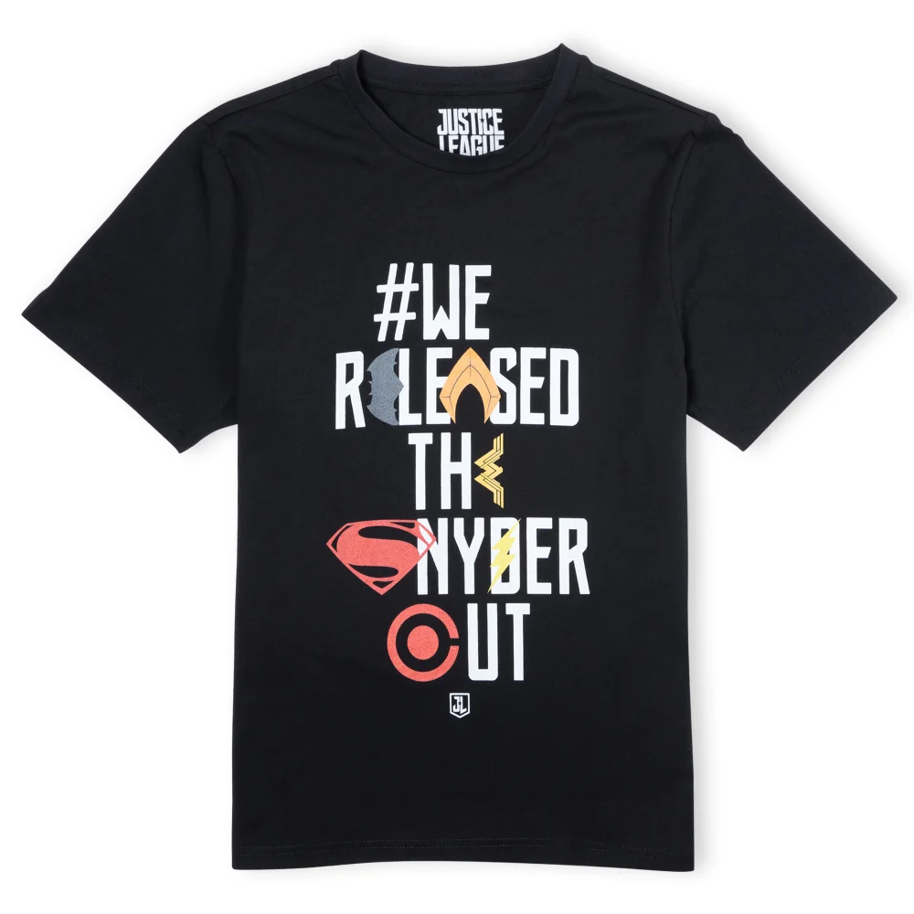 Justice League We Released The Snyder Cut Icons Unisex T-Shirt - Black - S Bild 1