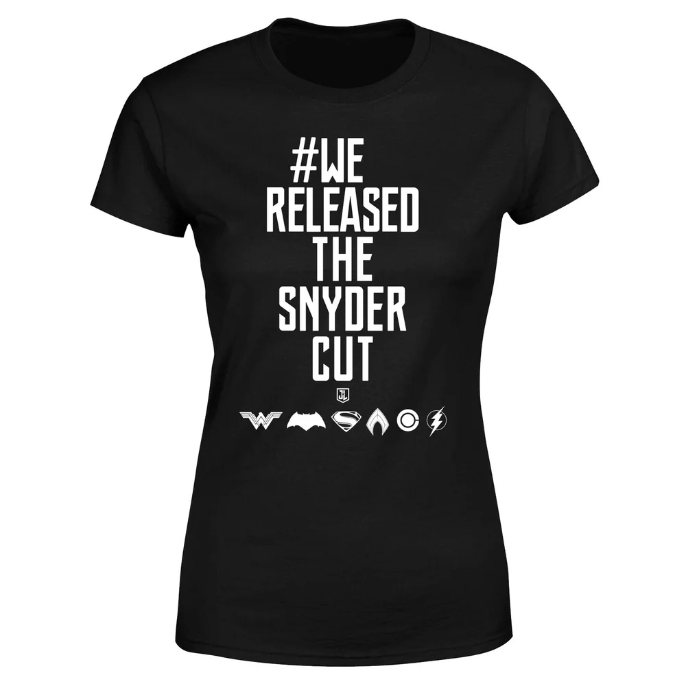 Justice League We Released The Snyder Cut Women's T-Shirt - Black - XS Bild 1