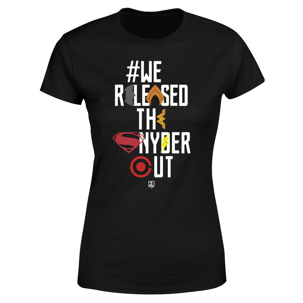 Justice League We Released The Snyder Cut Icons Women's T-Shirt - Black - XS Bild 1