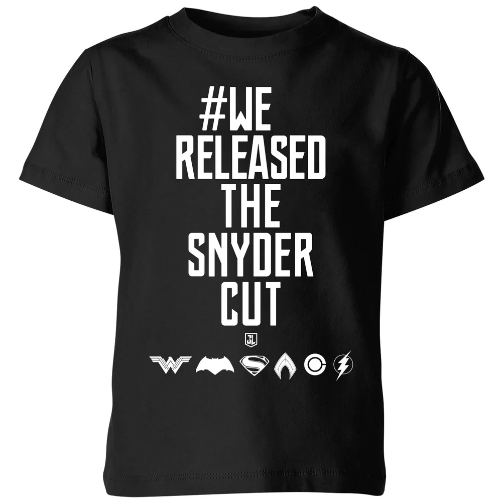 Justice League We Released The Snyder Cut Kids' T-Shirt - Black - 3-4 Jahre Bild 1
