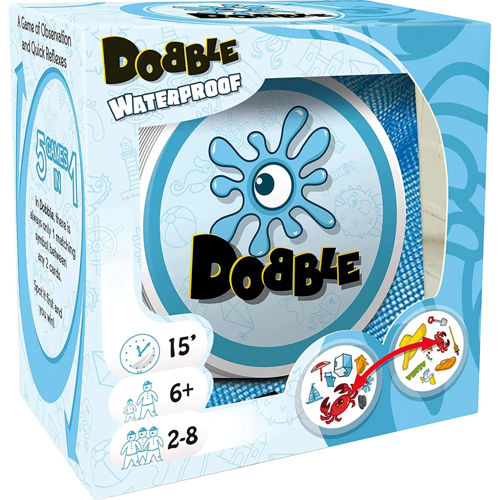 Dobble Kartenspiel - Wasserfeste Edition Bild 1