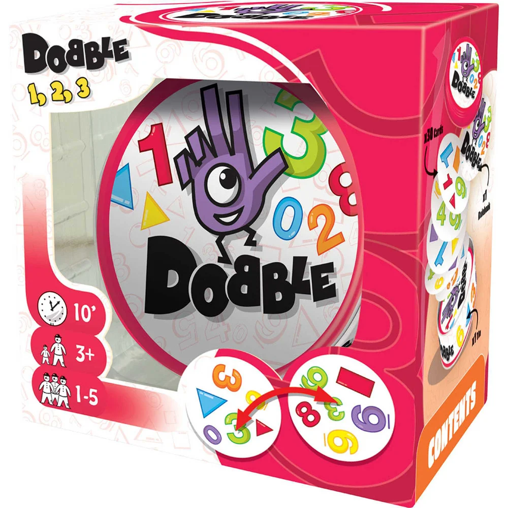 Dobble Kartenspiel - 123 Edition Bild 1