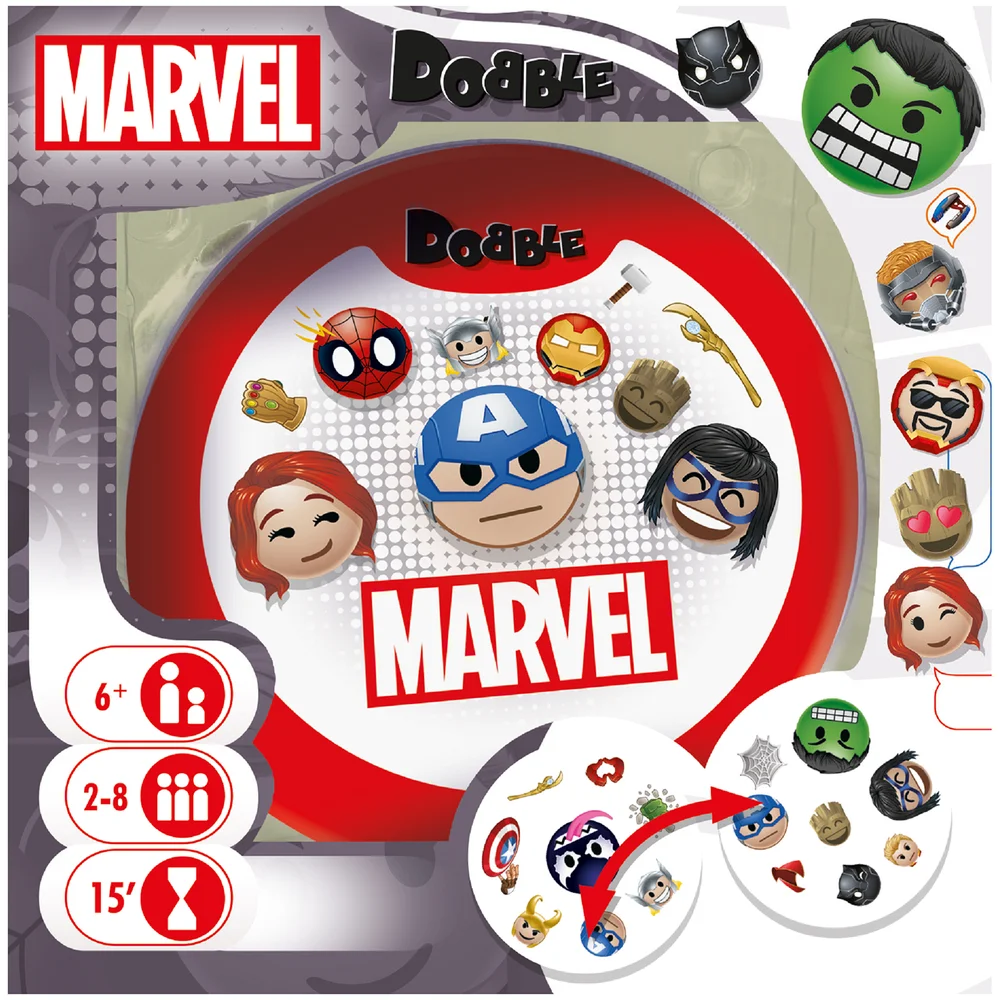 Dobble Card Game - Marvel Emoji Edition Bild 1