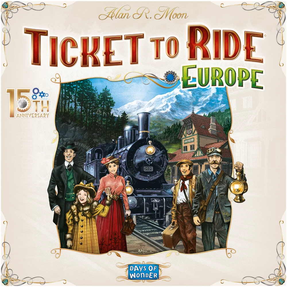 Ticket to Ride Board Game - Europe 15th Anniversary Collector’s Edition Bild 1