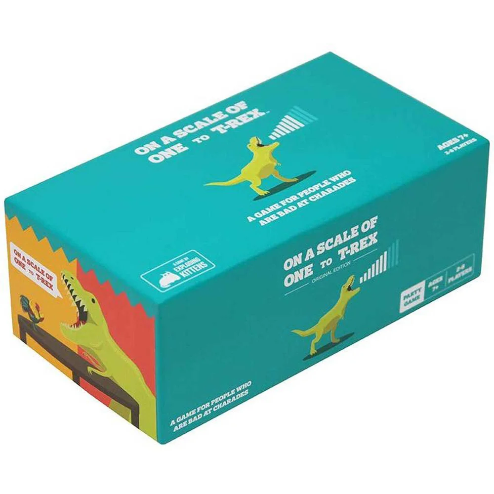 Auf einer Skala von Eins bis T-Rex Kartenspiel Bild 1
