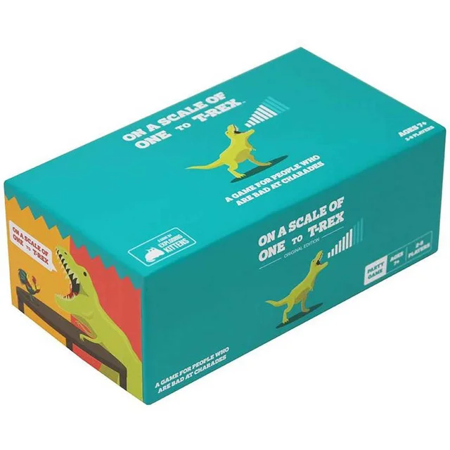 Auf einer Skala von Eins bis T-Rex Kartenspiel
