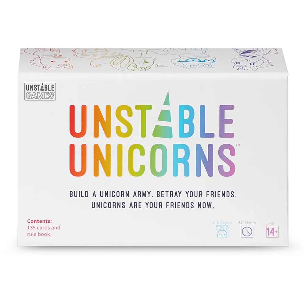 Unstable Unicorns NSFW Base Card Game Bild 1