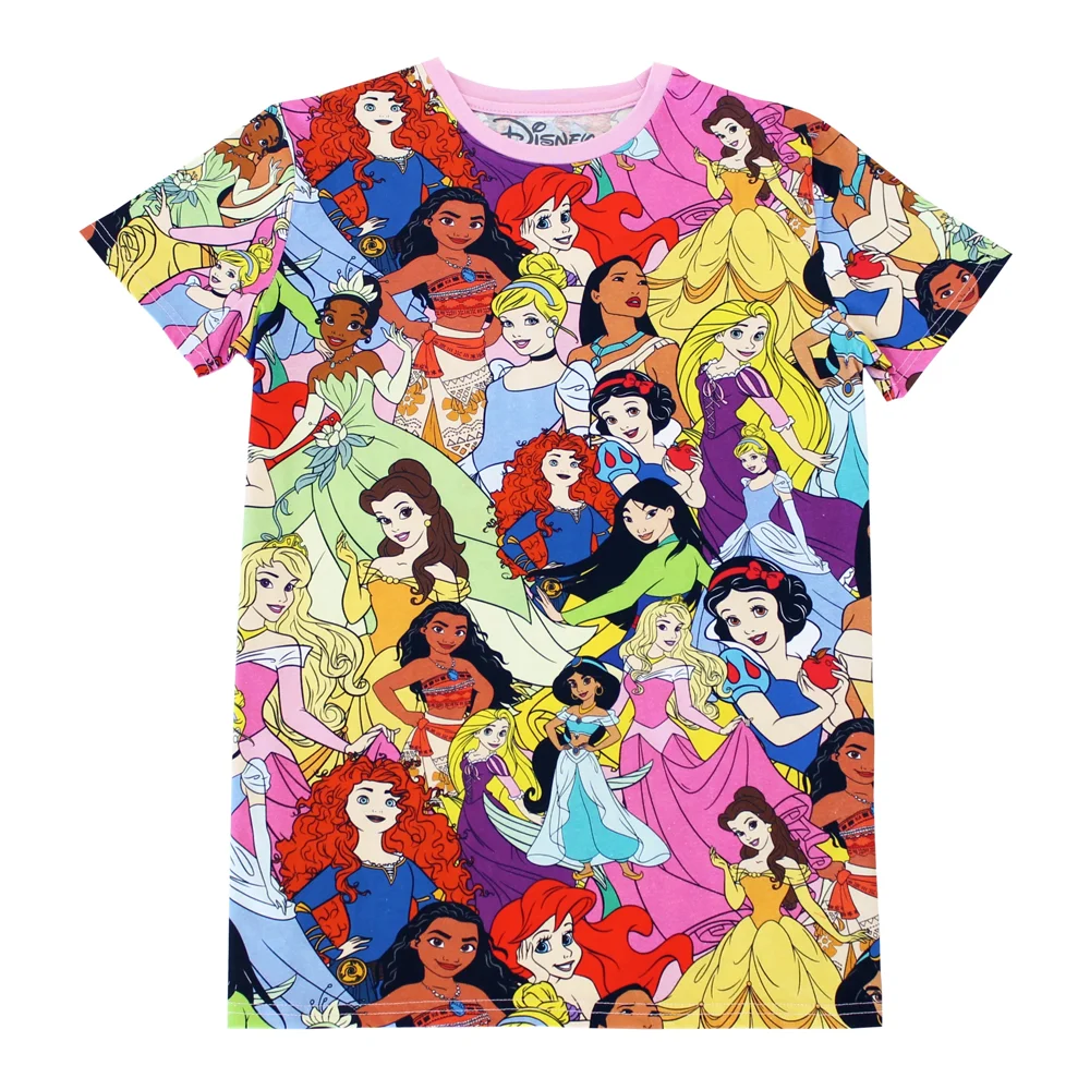 Cakeworthy Disney Princess AOP T-Shirt - S Bild 1