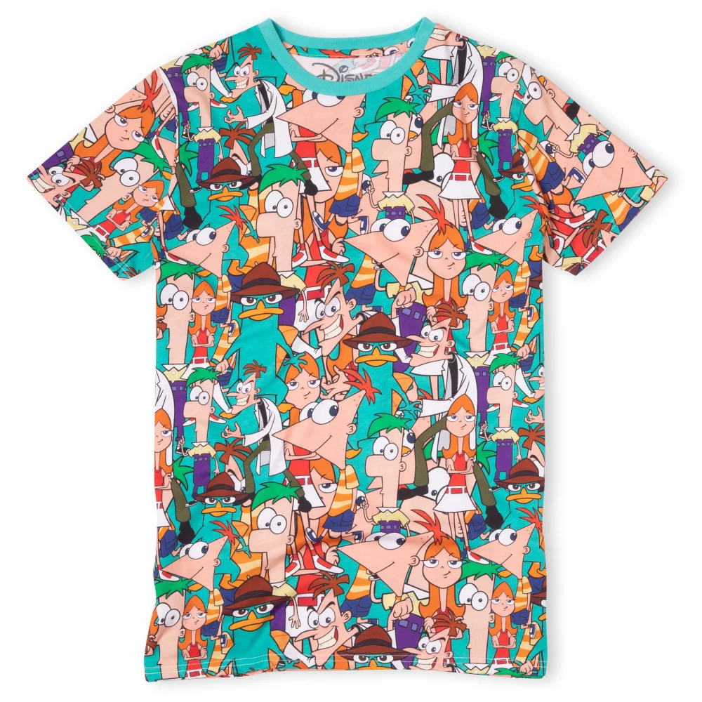 Cakeworthy Phineas And Ferb AOP T-Shirt - S Bild 1