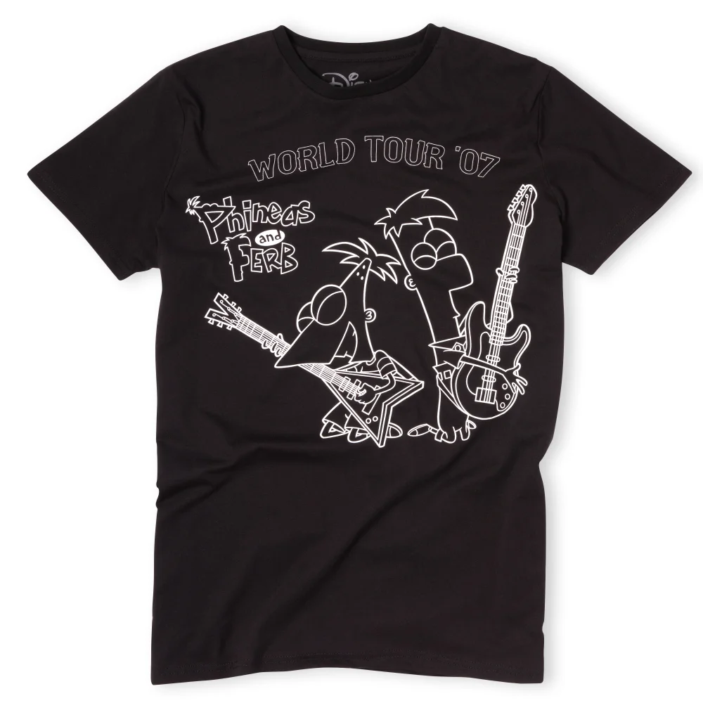Cakeworthy Phineas And Ferb World Tour T-Shirt - S Bild 1
