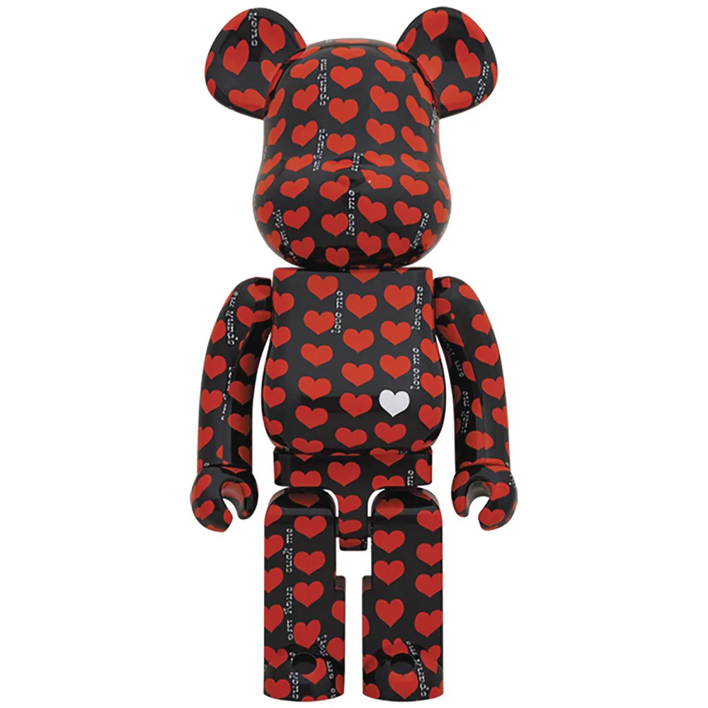 Medicom verstecken Black Heart 1000% Be@rbrick Bild 1