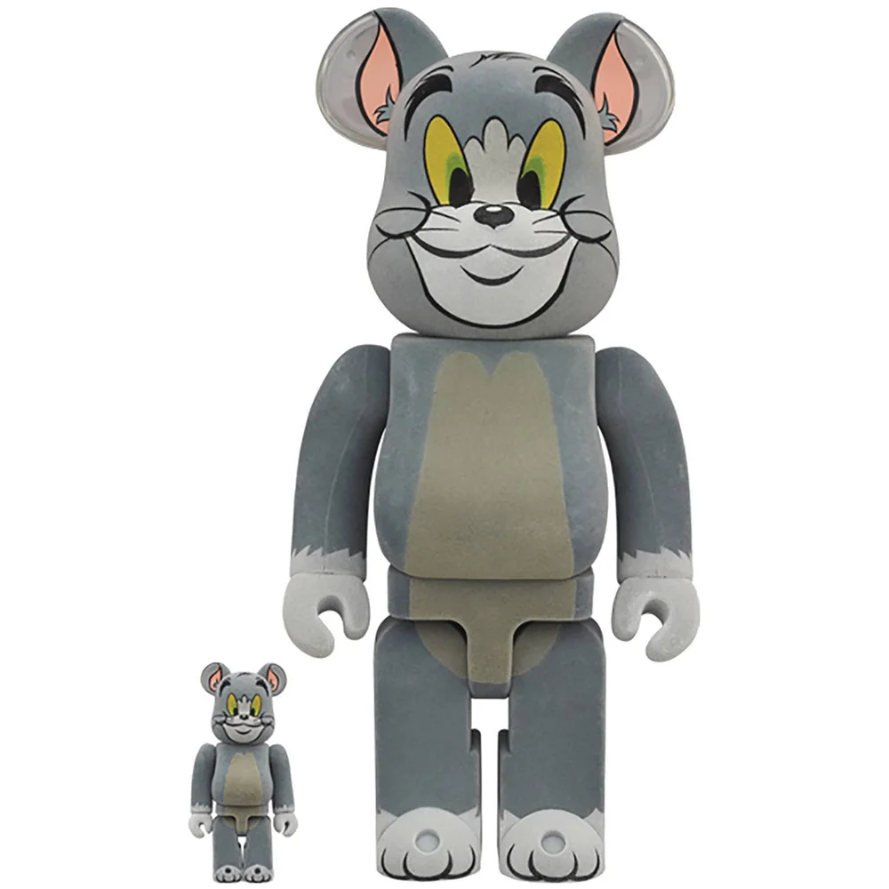 Medicom Tom & Jerry Flocky Tom 100% X 400% Be@rbrick 2er-Pack Bild 1