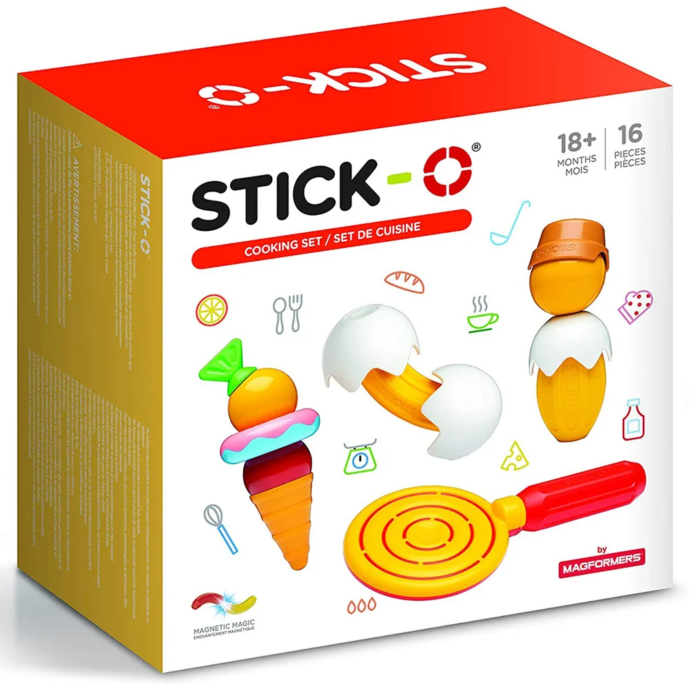Stick-O - Magnetischer Bausatz zum Kochen (16 Teile) Bild 1