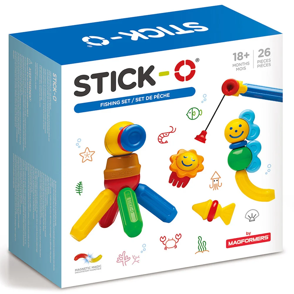 Stick-O - Magnetisches Spielset zum Fischen (26 Teile) Bild 1