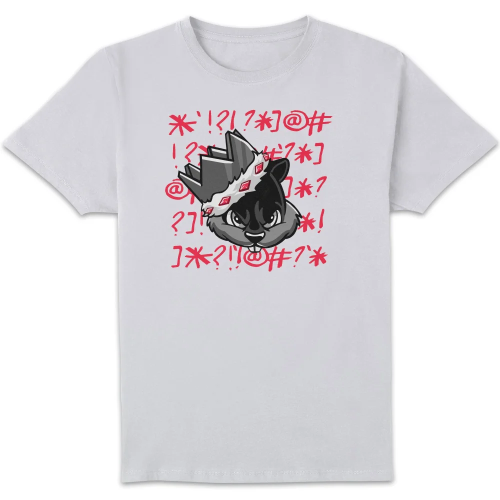 Conker Red Graffiti Unisex T-Shirt - White - S - Weiß Bild 1