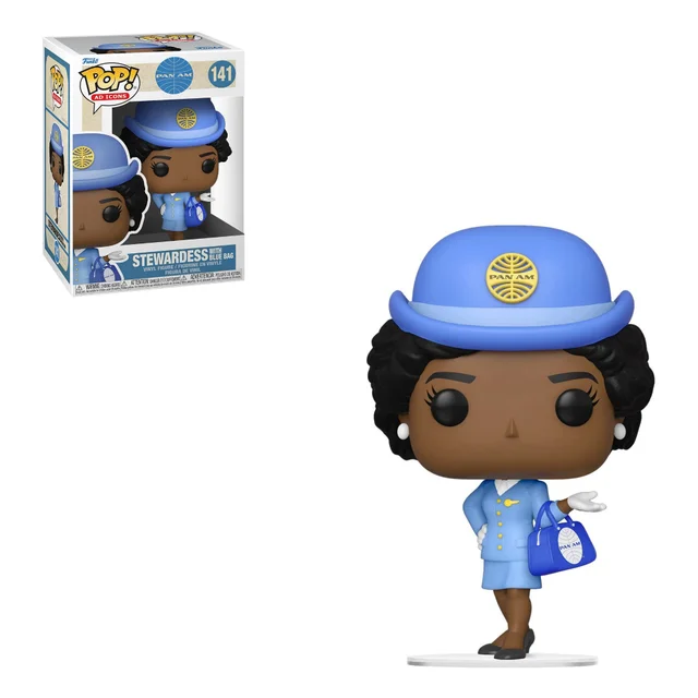 Pan Am Stewardess with Blue Bag Funko Pop! Vinyl