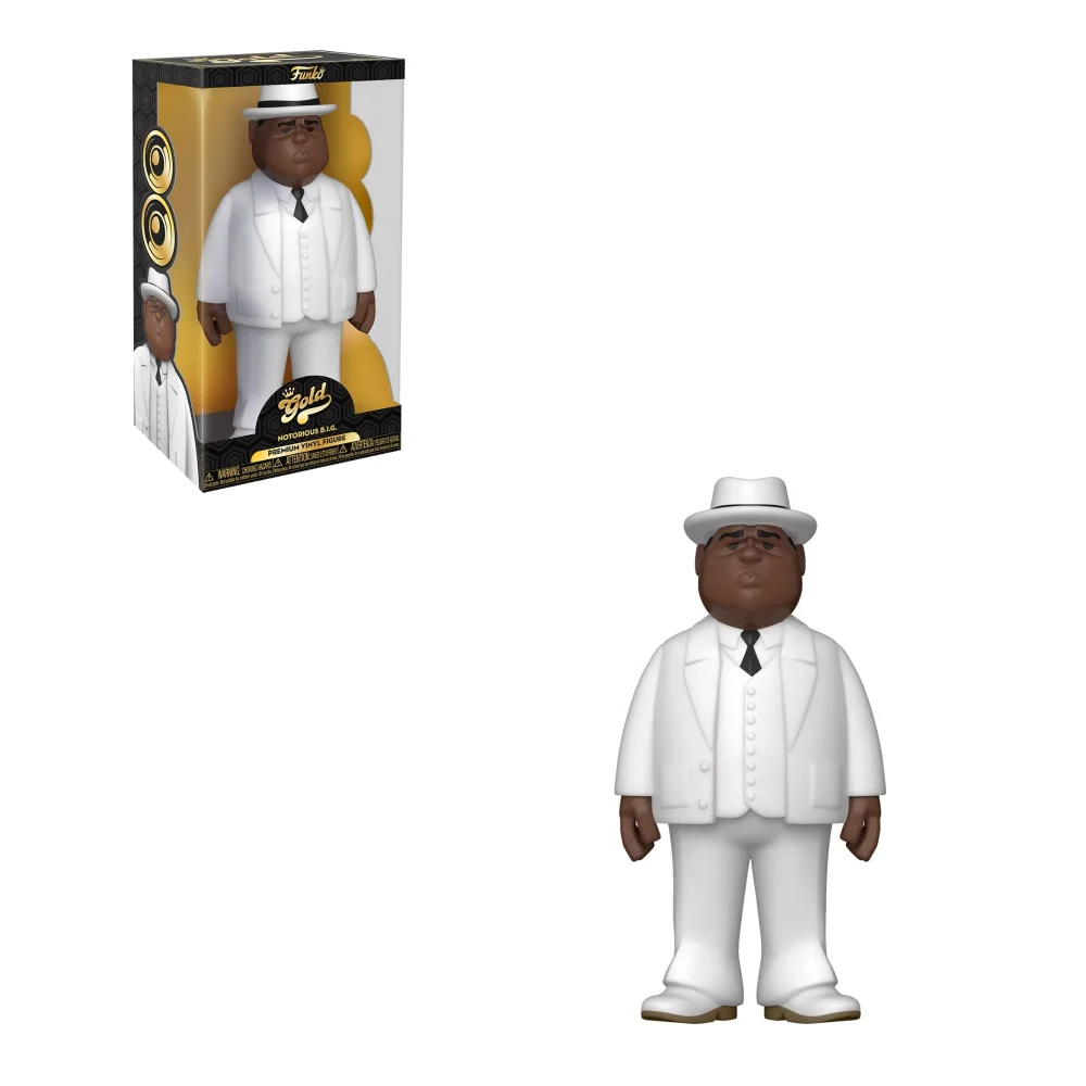 Biggie Smalls White Suit Funko Pop! Vinyl Gold Bild 1