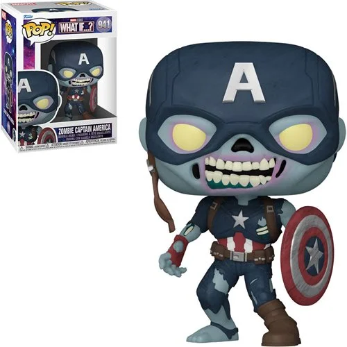 Marvel What If…? Zombie Captain America Funko Pop! Vinyl Bild 1